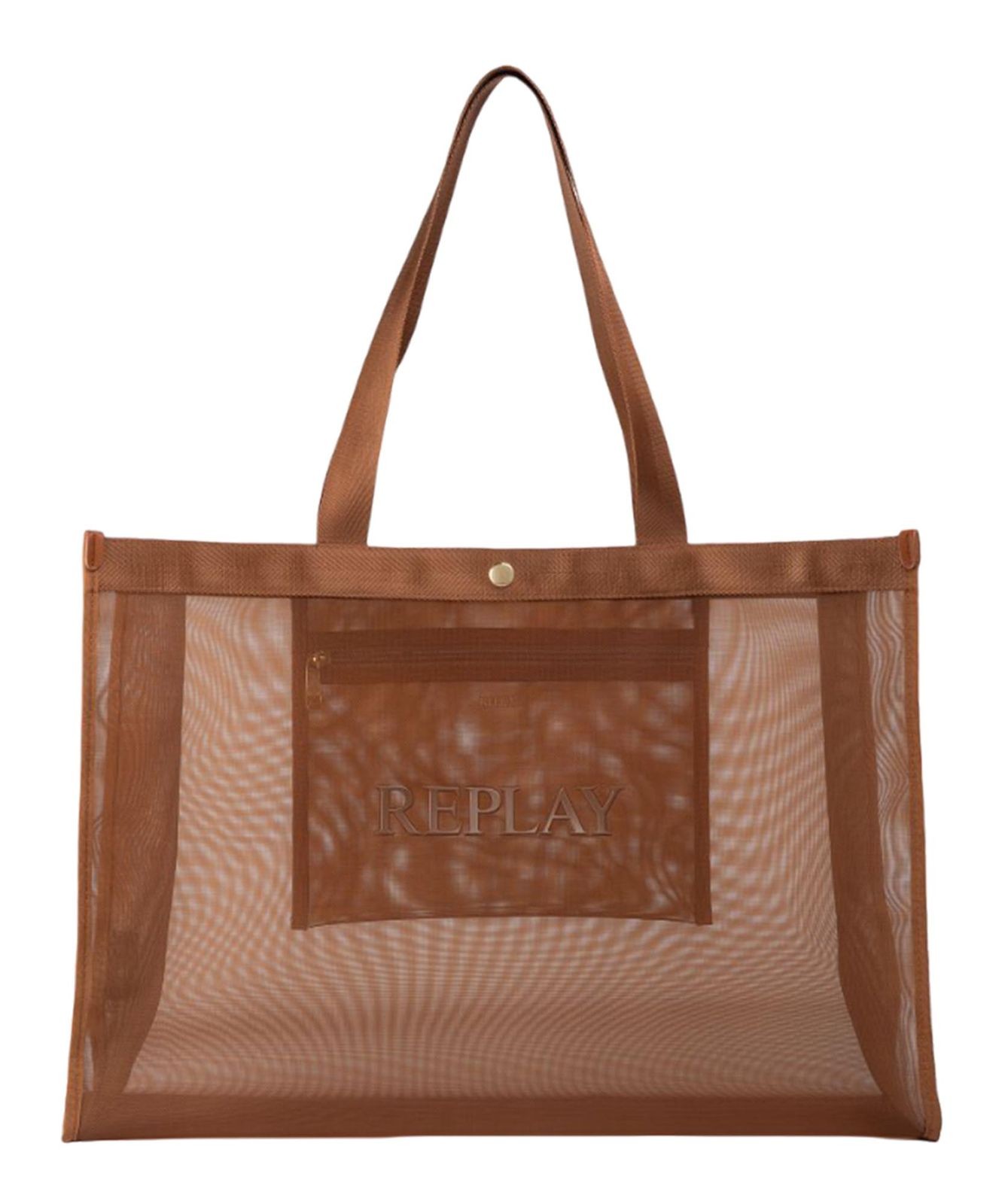 REPLAY shoulder bag Tote Bag Roasted Pecan