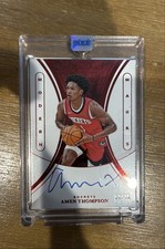 2024-25 Panini Immaculate Collection - Modern Marks Amen Thompson #MM-AMT Red...