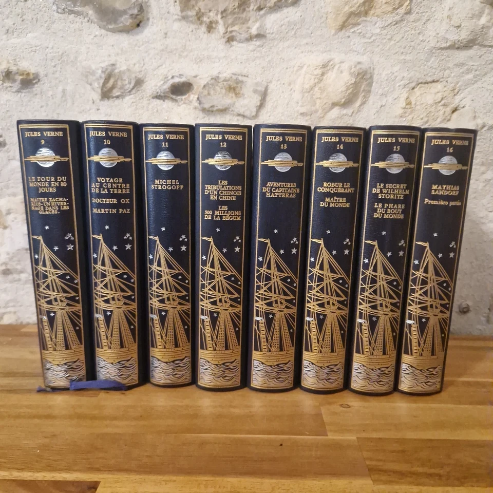 JULES VERNE - JEAN DE BONNOT - OEUVRES COMPLETES 32 TOMES EXCELLENT ETAT - Photo 4/4