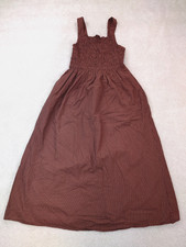 Everlane Brown Clay Gauze Smock Dress Organic Cotton Women's Size Small