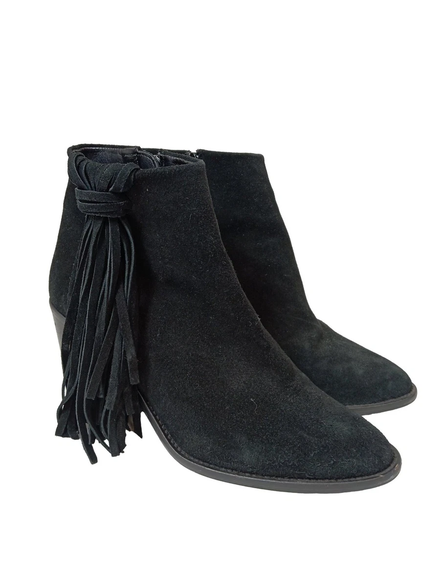 Bottines ZARA Basic En Cuir Noir - Doublure Cuir - Taille 40 - Occasion Très Bon État