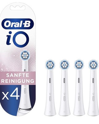 Oral-B iO Sanfte Reinigung Aufsteckbürsten mit iO Technologie, 4er Pack ,OvP Neu