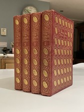 The Poetical Works Of Robert Burns, 4vol Set, Afton Burns, 1909 Gresham Morris
