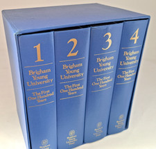 Russell M Nelson OWNED BYU First 100 Years 4 Vol Set SIGNED Wilkinson Arrington