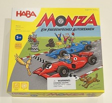 Haba Monza Board Game Car Race - Made In Germany - Used Complete