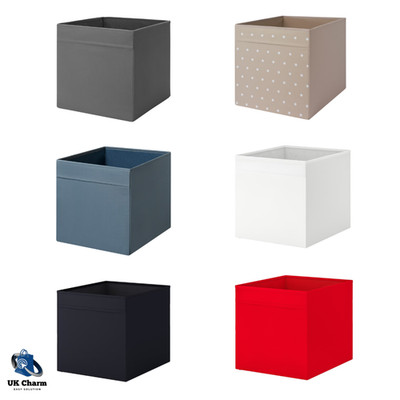 IKEA DRÖNA Aufbewahrungsbox passend für KALLAX Regal Stoff Organizer für Spielzeug UK