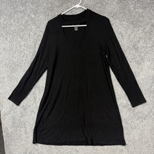 American Eagle Sweater Dress XL Black Soft & Sexy Plush Minimalist Vampy Goth