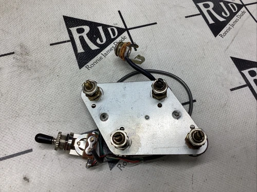 1992 Original Gibson Les Paul Control Harness Electronics Switch Plate