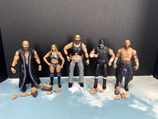 the Dark Order AEW Jazwares Action Figure lot of 5 Brodie Lee Anna Jay Silver
