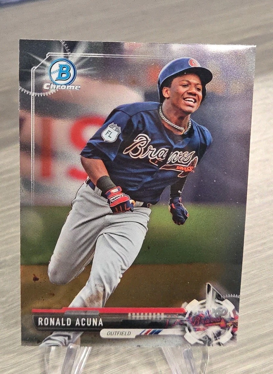 Ronald Acuna Jr. 2017 Bowman Draft Chrome #BDC-39 Atlanta Braves