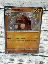 Naclstack Pokemon Paldean Fates 177/091 Shiny Holo Rare NM