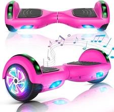 Hoverboard Electric Bluetooth Dual Motors Self-Balancing Scooter for Kids LED