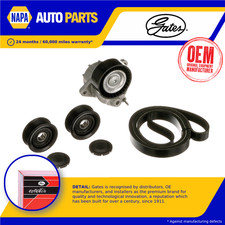 Drive Belt Kit fits MERCEDES S320 W220 3.2D 02 to 05 OM648.960 Set Gates Quality