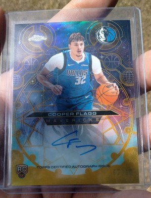 2026 Topps Chrome Update Basketball Cooper Flagg Gold Chromographs Auto /50 SSP!
