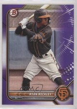 2022 Bowman Draft Purple 168/250 Ryan Reckley #BD-108 y0i