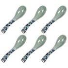  6 Pcs Anti-fall Spoon Baby Soup Spoons Small China Plastic Ramen Serving