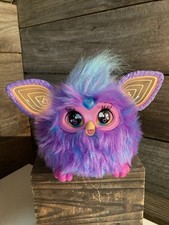 2023 Hasbro Furby Blue Purple Plush Interactive Toy, Tested And Works