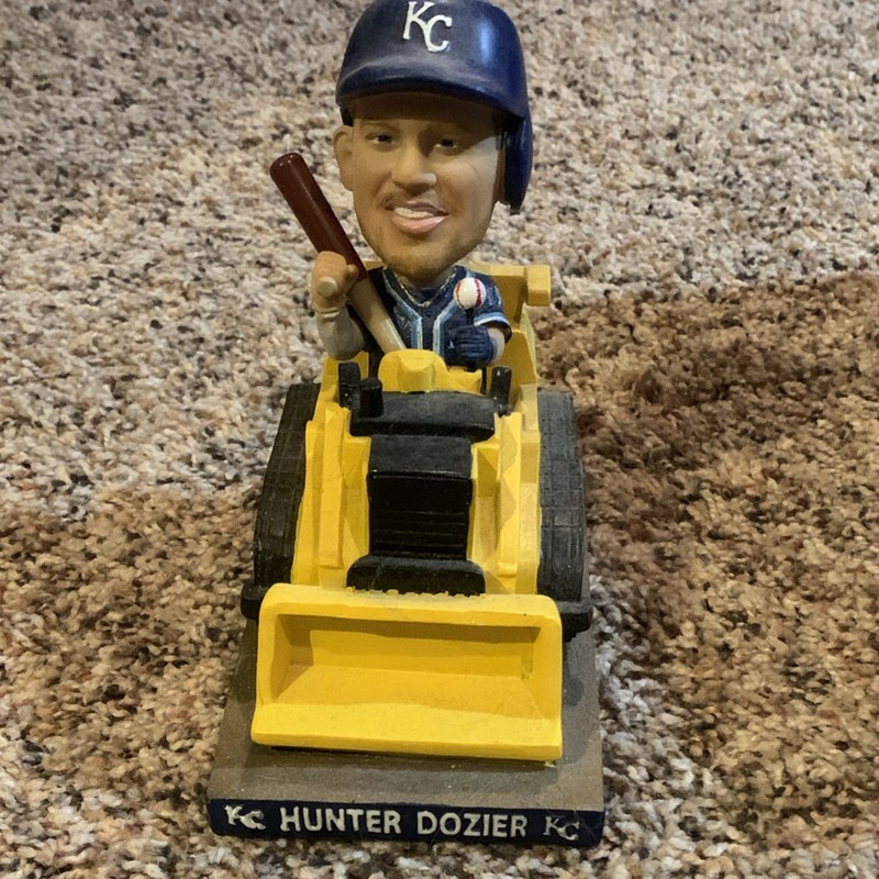 Hunter Dozier Kansas City Royals MLB Bobblehead 'The Bull-Dozier' AAA Insurance