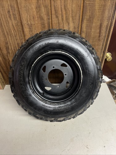 OEM 2007 Kawasaki Brute Force 650 Wheel Rim w/ Tire Dunlop KT121A