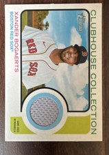 2022 Topps Heritage - Clubhouse Collection Relics Xander Bogaerts #CC-XB (MEM)