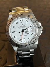 Rolex Explorer 2 GMT 16570 White Dial 2004 F Serial