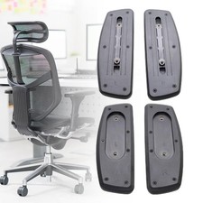 2 Piezas Silla de Oficina Repuesto Apoyabrazos Almohadillas Silla Gaming Piezas Fácil
