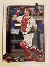 2025 Topps Update Series Baseball Eric Yang Rookie Card Cincinnati Reds