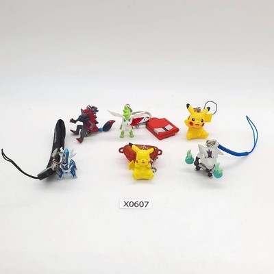 Pikachu,Alolan Marowak,Zoroark,Dialga,Pokedex X607 Pokemon Nintendo Keychains 2''