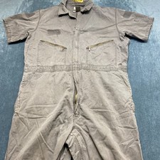 Walls Coveralls Men 54 Tall Gray Denim Workwear Utility Industrial Non Insulated