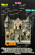Christopher Lloyd Signed 12x18 Photo Clue Authentic Autograph Beckett Witness