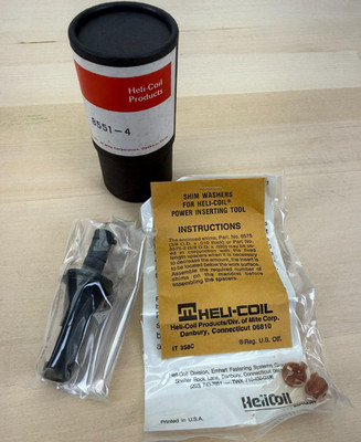Helicoil 1/4-20 UNC Prewinder Thread Insert Power Installation Tool 8551-4 8557
