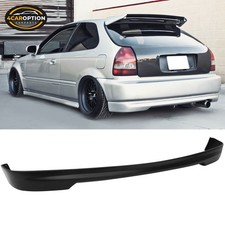 Fits 96-00 Honda Civic 3dr Hatchback Pu Rear Bumper Lip Spoiler T-r Fits 96-00 Honda Civic 3dr Hatchback Pu Rear Bumper Lip Spoiler T-r