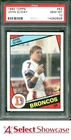 1984 TOPPS #63 JOHN ELWAY RC BRONCOS HOF PSA 10