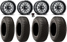ITP Momentum 14" Wheels Milled 29" BFG KM3 Tires Yamaha YXZ1000R