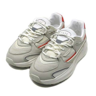 【Shoes】D.A.T.E. Vela Hybrid Sneakers Women's Ivory Size 24.5cm W401-VL-HD-IV