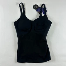 Honeylove Large LiftWear Cami Black SMOOTH & LIFTED Underwire Free Built In Bra