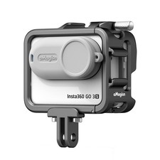 Rszfnjxry Aluminum Frame Cage with Lens Silicone Case for Insta360 GO 3S/GO 3...