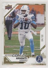 2019 Upper Deck CFL Gold 4/50 Armanti Edwards #120 0b5