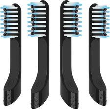 4 Pack Toothbrush Replacement Heads Compatible with Quip Electric Toothbrush, So