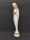Vintage Virgin Mary Resin Statue Our Lady Of God, 10" Tall Italian Catholic VGC