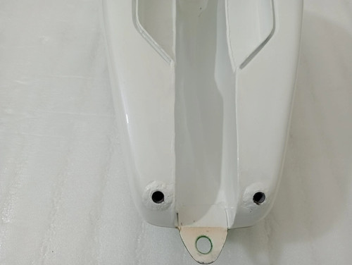 Triumph T140 Metalic Green & White Painted Steel Petrol Fuel Gas Tank +Cap | Fit - Picture 20 of 21