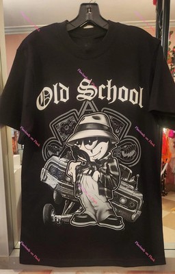 Felix the Cat Old School Graphic Black Cotton S-5XL T-Shirt H605