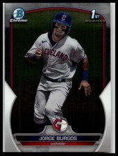 2023 Bowman Chrome Prospects #BCP-98 Jorge Burgos Cleveland Guardians
