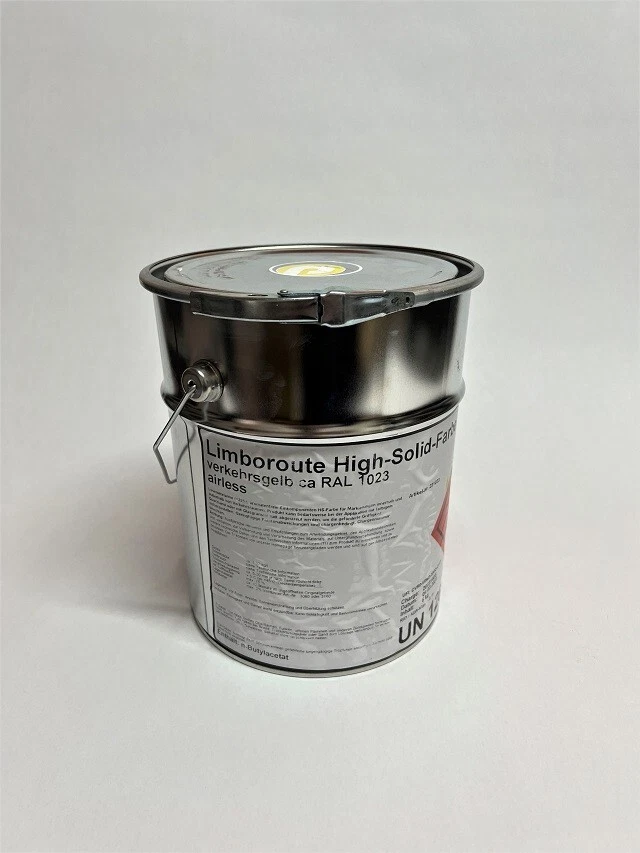 Strassenmarkierungsfarbe gelb RAL 1023 6 kg Grundpreis 11,50€/kg - Bild 2 von 2