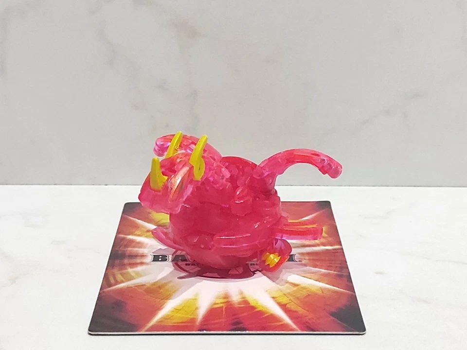 New BAKUGAN "BakuNeon" Translucent Pyrus ULTRA DRAGONOID 770G New Vestroia HTF - Image 4 of 4