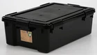 Under Bed Weathertight Airtight Black Plastic Damp Area 30 Litre Dry Storage Box
