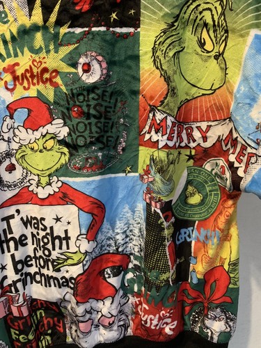 Justice Girls The Grinch Velour Sweatshirt Size JRs XL(16/18) Christmas Dr Seuss - Picture 4 of 7