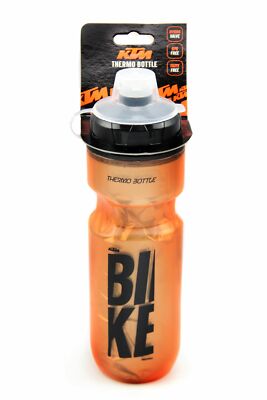 KTM Fahrrad Flasche Trinkflasche - Thermoflasche - 600 ml - Push & Drink (9-30)