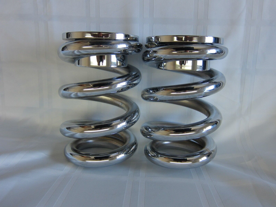 Lowrider Hydraulics 3 ton coil springs, precuts, chrome, Impala 58-64 ...