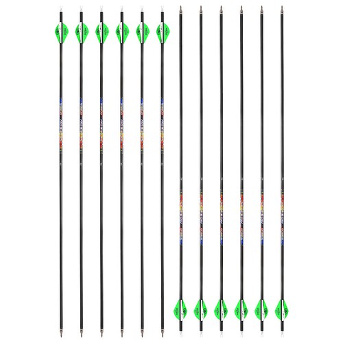 31" Pure Carbon Arrow ID6.2mm SP250-600 Archery Compound Recurve Bow Hunting DIY - Picture 2 of 18